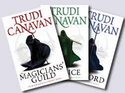 Black Magician Trilogy covers